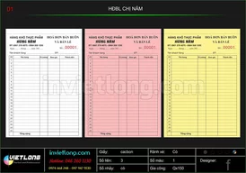 Mẫu hóa đơn bán lẻ CH Hùng Năm