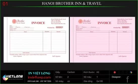 Mẫu hóa đơn bán hàng Ha Noi Brother