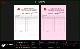 Hóa đơn bán hàng cửa hàng Tâm Giác