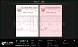 Mẫu hóa đơn bán hàng CTY Bình Phát