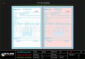 Mẫu hóa đơn bán hàng Dichung