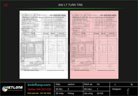 Mẫu hóa đơn bán hàng Đại Lý Tuấn Tâm