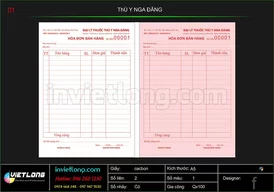 Mẫu hóa đơn bán hàng CH Nga Đăng
