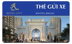 Mẫu thẻ gửi xe ROYAL CITY