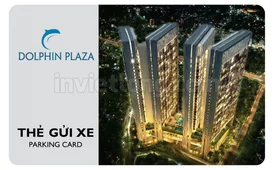 Mẫu thẻ gửi xe Dolphin Plaza