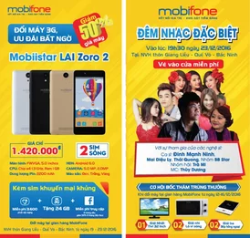 Mẫu tờ rơi mobile fone