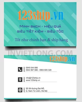 Mẫu Card visit 123 Ship