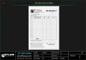 Mẫu hóa đơn bán lẻ E-Blee