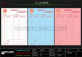 Mẫu Order C_La Cafe