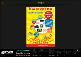 Mẫu tờ rơi cửa hàng 1 Giây