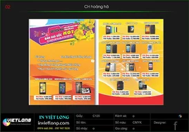 Mẫu tờ rơi Hoàng Hà Mobile