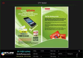Mẫu tờ rơi công ty Vedan