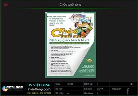 Mẫu tờ rơi Chào Buổi Sáng
