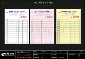 Mẫu Order NH Thu Thắng