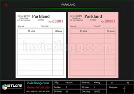 Mẫu Order Parkland
