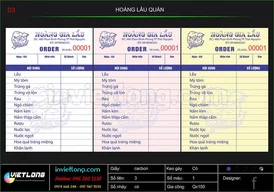 Mẫu Order Hoàng Gia Lẩu