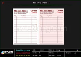 Mẫu Order nhà hàng Hà Nội 54