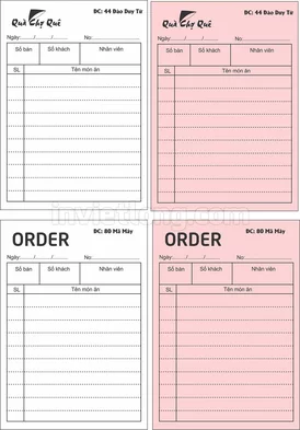Mẫu Order quà chợ quê