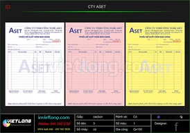 Mẫu hóa đơn bán hàng CTY ASET