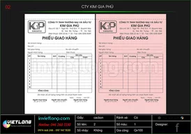 Mẫu phiếu bàn giao CTY Kim Gia Phú