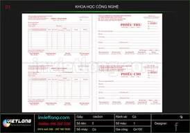 Mẫu phiếu nhập xuất kho CTY KHCN