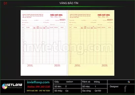 Phiếu xuất hàng CTY vàng Bảo Tín