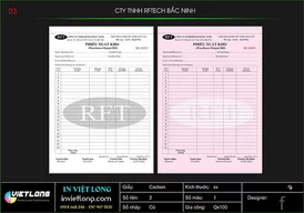 Phiếu xuất kho RFTECH Bắc Ninh
