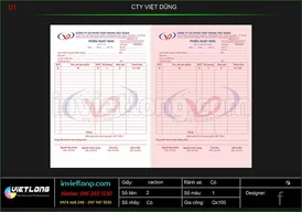 Mẫu phiếu xuất kho CTY Việt Dũng