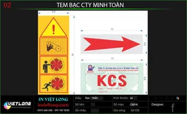Mẫu tem bạc - tem thiếc Minh Toàn CSC