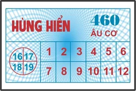 Mẫu tem vỡ hình chữ nhật