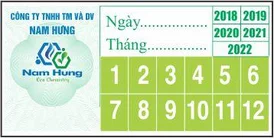 Mẫu tem vỡ CTY Nam Hưng