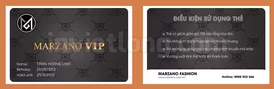 Mẫu thẻ VIP MARZANOVIP