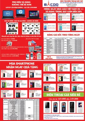Mẫu tờ rơi điện thoại