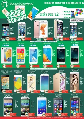 Mẫu tờ rơi cửa hàng điện thoại