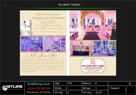 Mẫu tờ rơi nhà hàng Nhất Thống