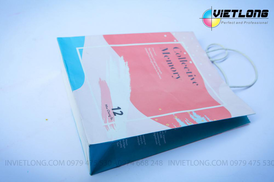 Túi giấy kraft trắng ấn tượng