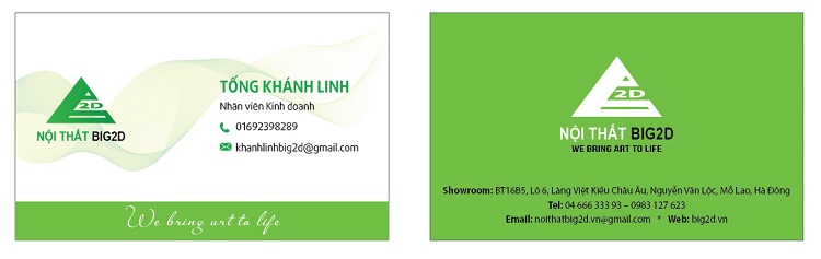 Namecard nội thất Big2d