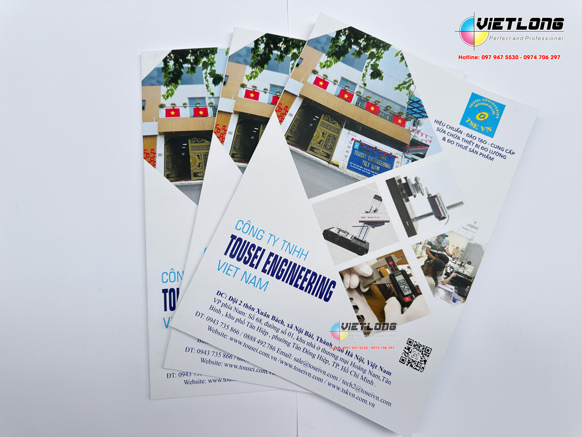 In catalogue số lượng ít, số lượng lớn