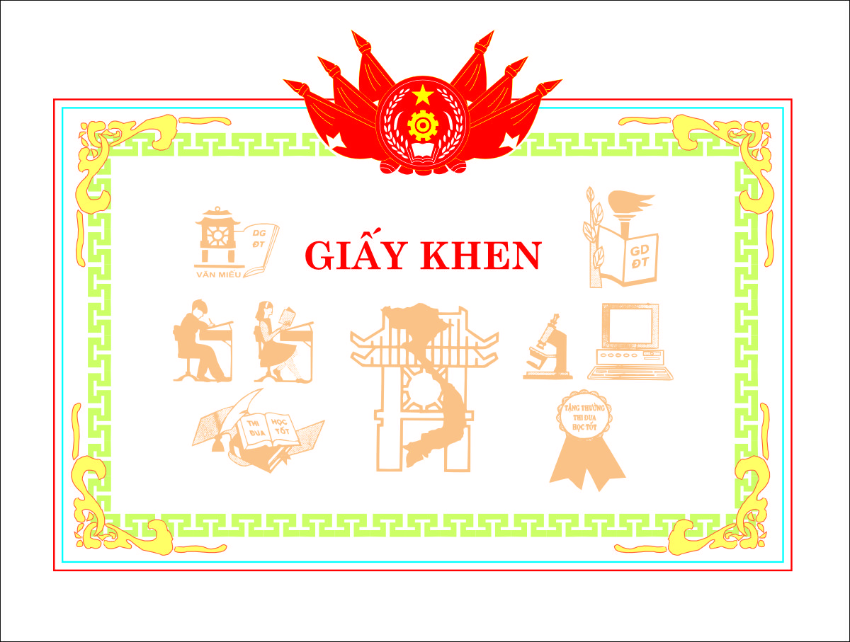Giấy khen GDDT thi đua học tốt