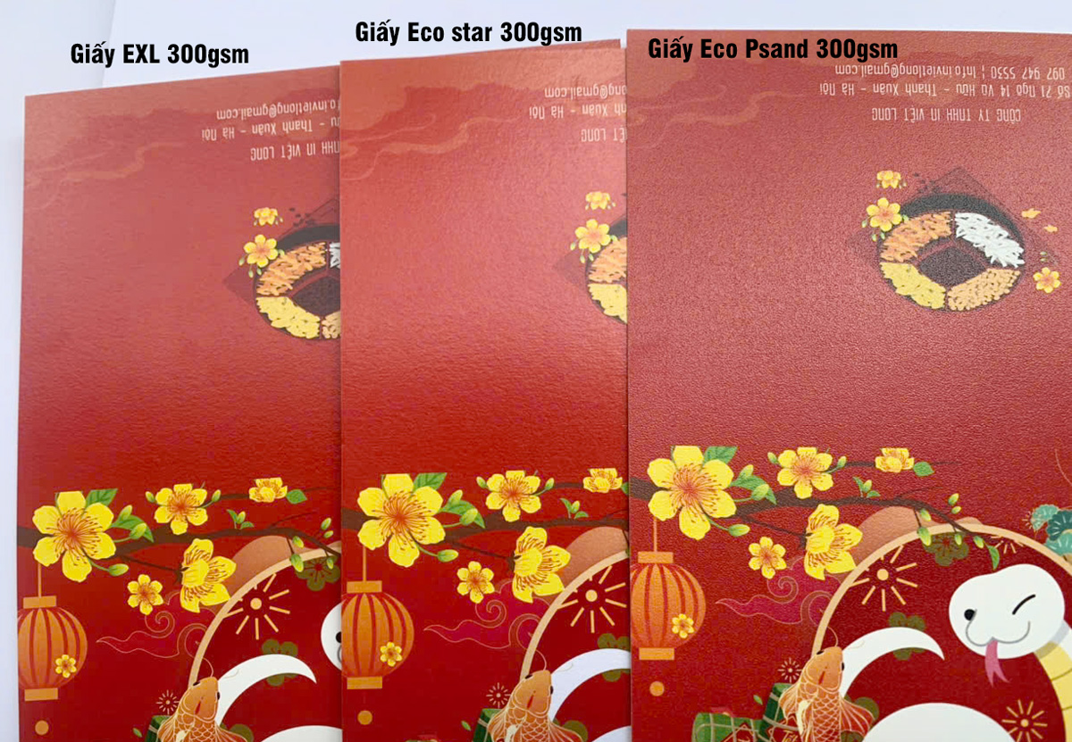 Tư vấn chất liệu giấy in thiệp