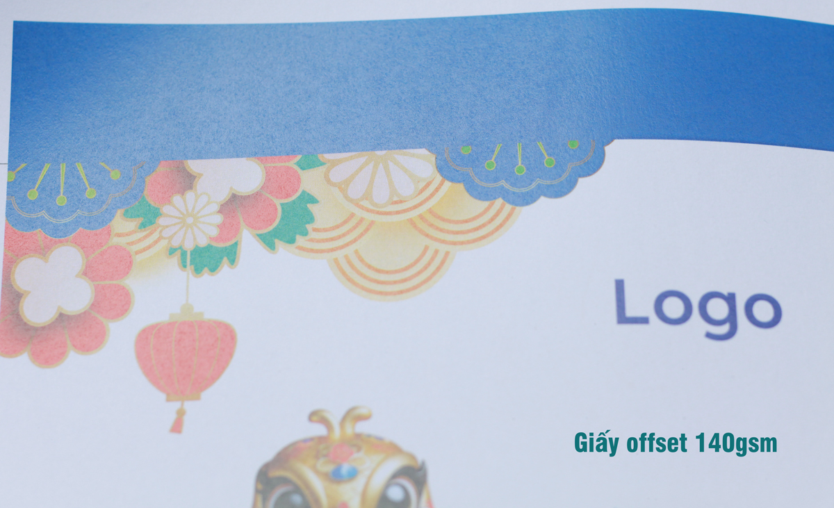 Phong bì in giấy offset 140gsm