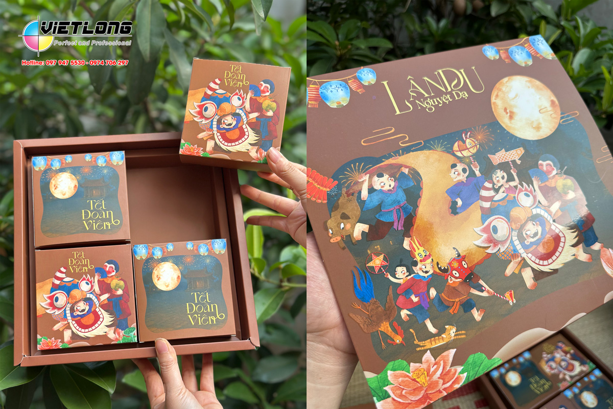 Một mẫu hộp bánh trung thu độc đáo