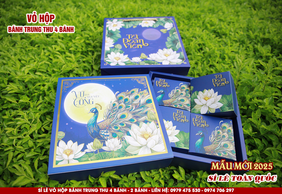Mẫu vỏ hộp trung thu Vũ công dạ nguyệt