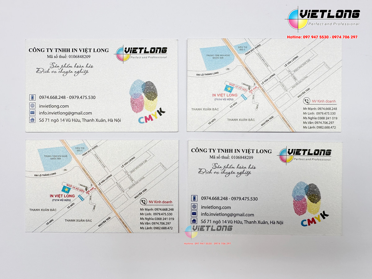 In danh thiếp giấy mỹ thuật