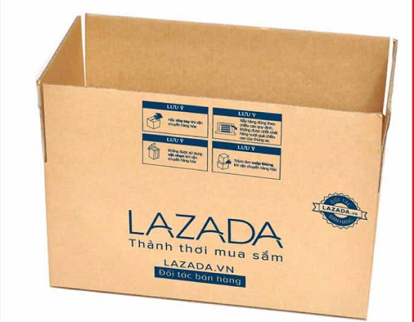 hop giay carton goi hang lazada