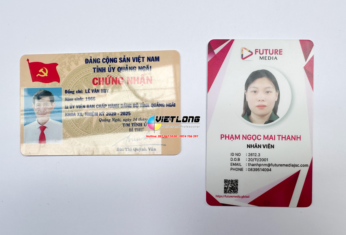 In thẻ nhân viên