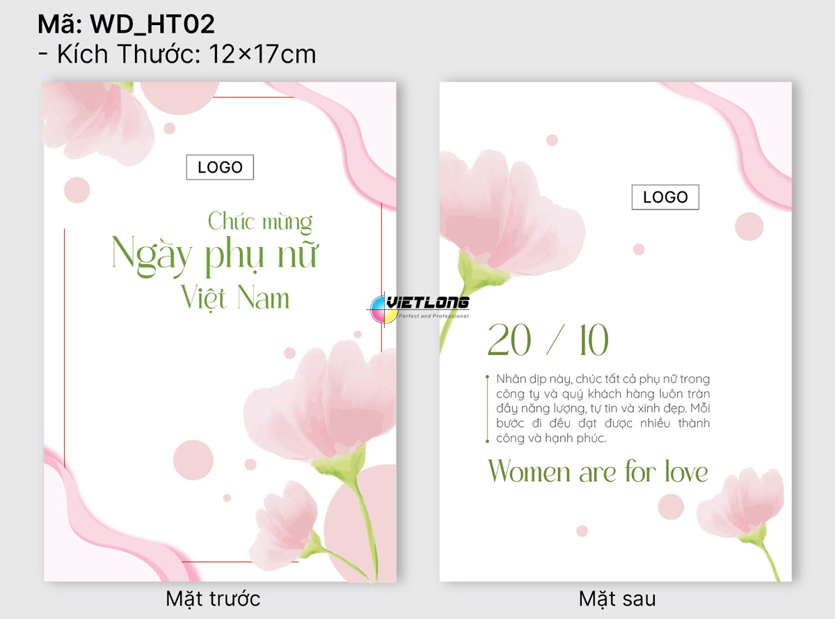 Mẫu thiệp chúc mừng 20-10 đẹp