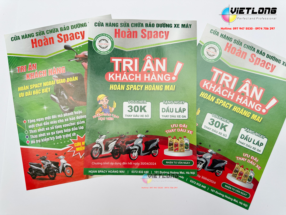 Thiết kế và in tờ rơi