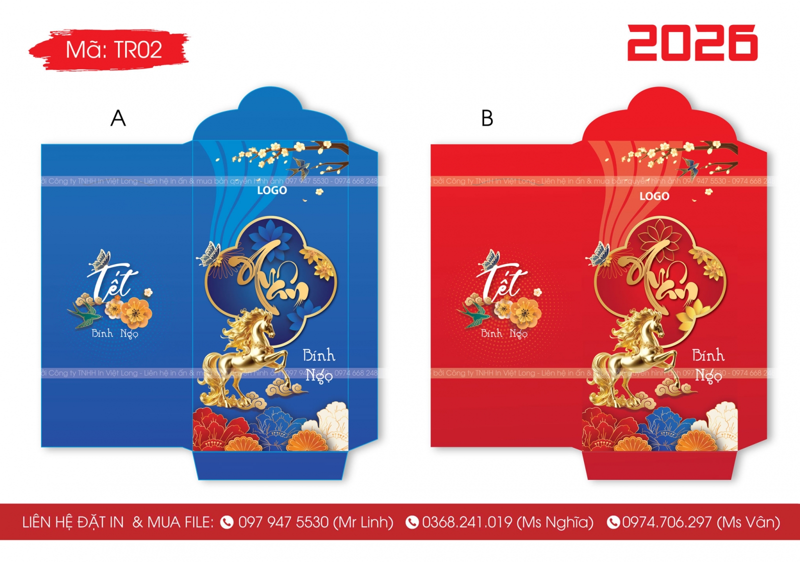 In bao lì xì năm mới 2026 tại Hà Nội