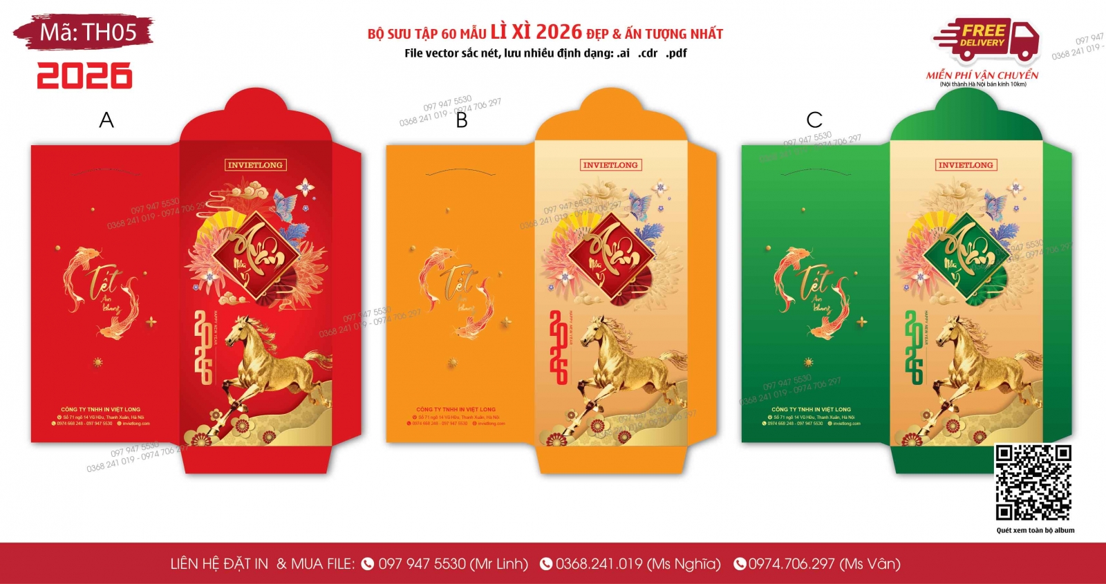 File thiết kế lì xì 2026 ấn tượng